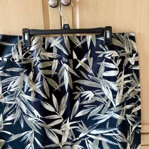 Green and black skirt